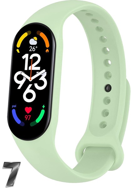 Mi Band 7 Uyumlu Silikon Kordon