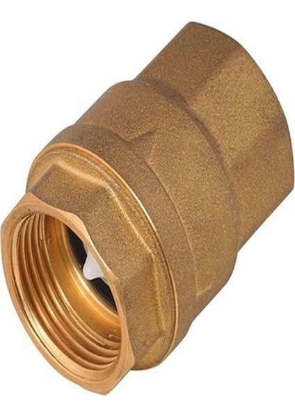 1/2’’ Sarı Dik Çekvalf (Yaylı)