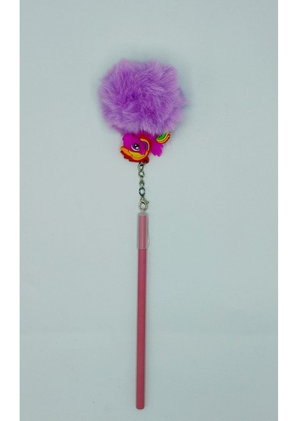 Pony Rainbow Ponpon Kurşun Kalem