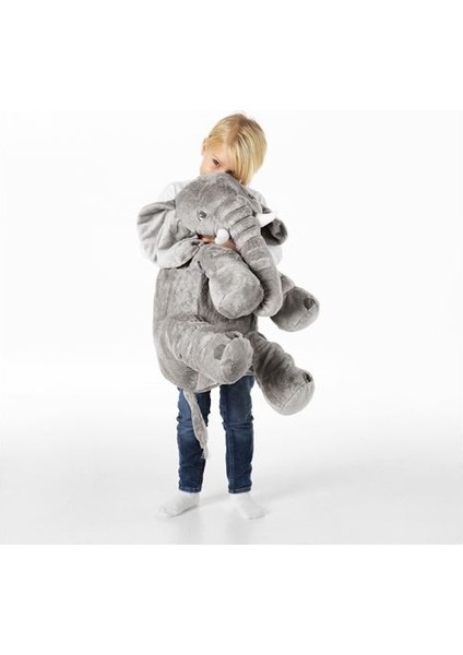 Fil Uyku ve Oyun Yastığı Peluş Oyuncak 60 cm