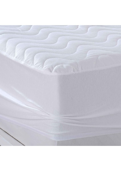 Mikrofiber Kapitone Alez Fitted Su Sıvı Geçirmez Tek Çift Kişilik Yatak Pedi Koruyucu Çarşaf 11EBAT fırsatları