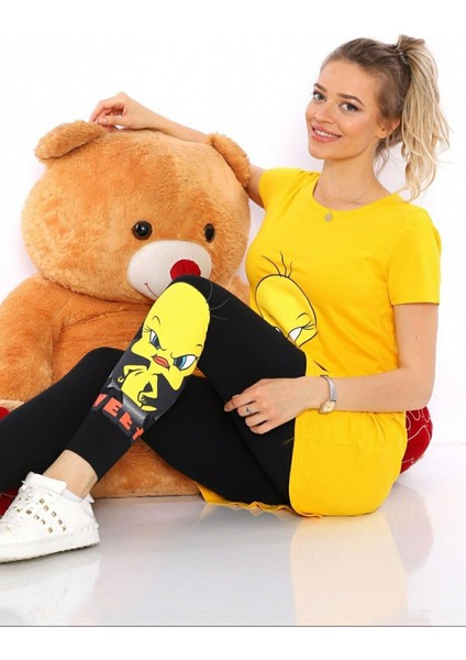 Tweety Baskılı Ikili Takım