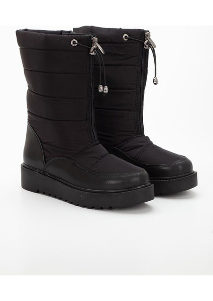 Zeta Kadın Paraşüt Bot Siyah Cilt modelleri