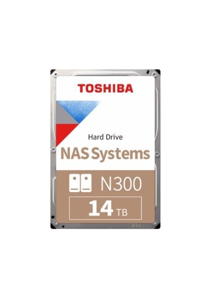 14TB Toshıba N300 7200RPM Sata 512MB HDWG31EUZSVA