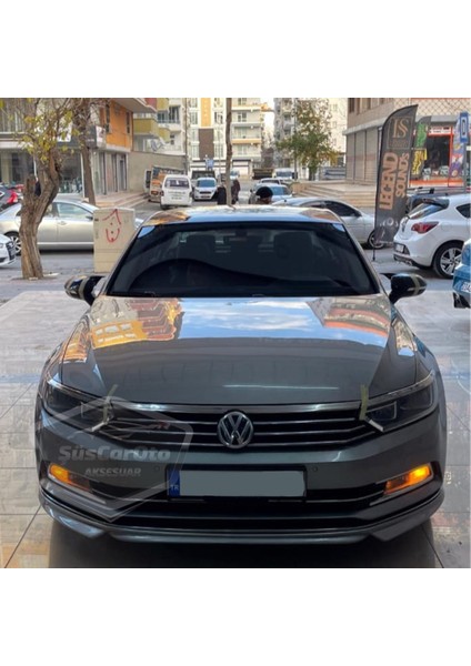 Vw Passat B8 2015 Sonrası Batman Yarasa Ayna Kapağı Piano Black Abs Plastik modelleri