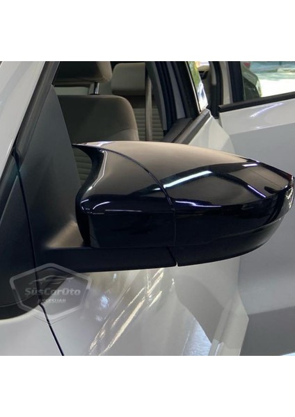 Vw Polo 6r-6c 2009-2017 Batman Yarasa Ayna Kapağı Piano Black Abs Plastik modelleri