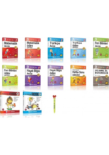 3. Sınıf Avcı Serisi Full Set - Atasözleri Deyimler ( 12 Kitap)