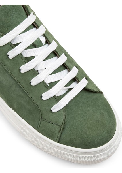 Hakiki Süet Yeşil Sneaker Kadın Ayakkabı indirimleri
