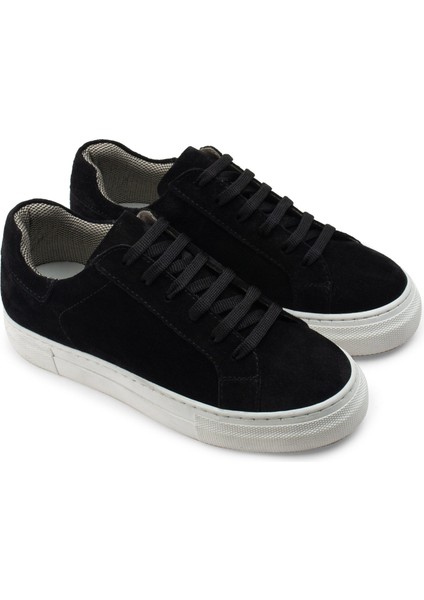 Hakiki Süet Siyah Sneaker Kadın Ayakkabı fiyatları