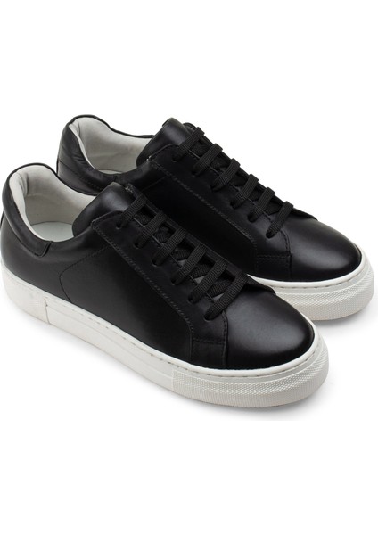 Hakiki Deri Siyah Sneaker Kadın Ayakkabı fiyatları