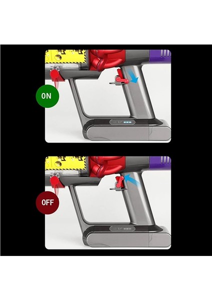 Tetik Kilit Düğmesi Uyumlu Dyson V11 V10 V8 V7 V6 Süpürge Güç Düğmesi Anahtarı