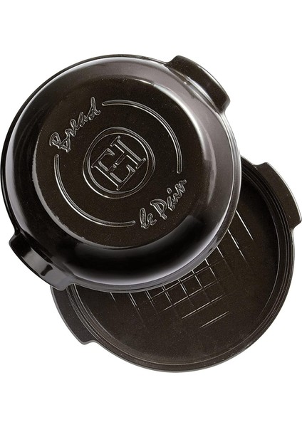 Fırın Kabı Ekmek Yuvarlak 32 cm Antrasit / Charcoal