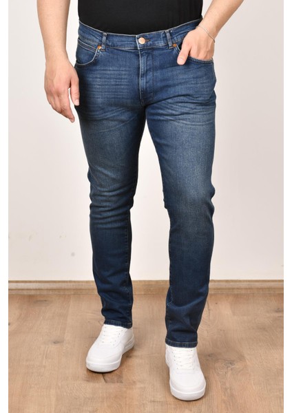 W18SCV39X Erkek Lacivert Kot Pantolon