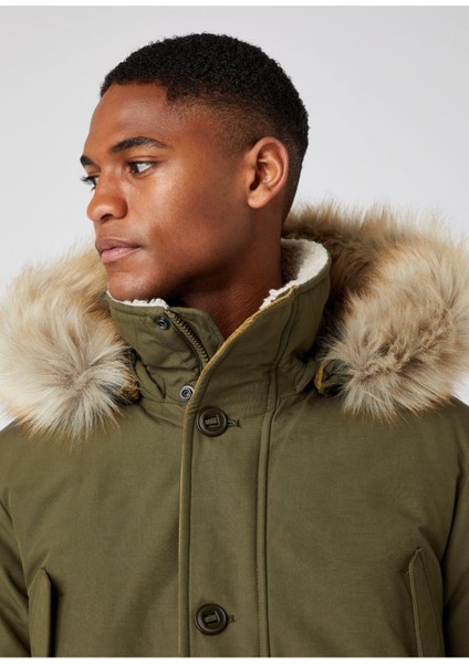 W4D0WXXIX Erkek Haki Parka modelleri