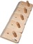 Doğal Ahşap Tekli Mini Askılık Çok Amaçlı Dolap Duvar Askısı (5li Set) 1