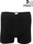 Erkek Elastan Boxer 3 Lü 114 | Siyah 1