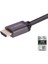 8k Sertifikalı Örgülü Ultra Yüksek Hızlı HDMI Kablosu - HDMI 2.1 | 8K@60Hz | 48GB/SN | Cl2 Wall Rated | 28-30AWG | Siyah 2 M 4