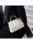 Girintili Taş Desen Kum Saati Çantası, Çok Yönlü Moda Zinciri Çantası, Bir Omuz Crossbody Çantası 2