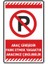 Araç Girişidir Park Etmek Yasaktır Aracınız Çekilebilir (Dekota)/50x70cm/dekota 1