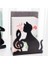 Sevimli Kedi Kitaplık Metal Kitaplık Bookends Kitap Desteği Standı Masası Organizatör Depolama Tutucu L29K | (Yurt Dışından) 3