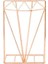 Yaratıcı Elmas Şekilli Metal Bookends Danışma Organizatör Kitap Destek Standı Depolama Tutucu Raf | Bookendends (Yurt Dışından) 1