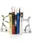 1 Çift / Grup Moda Serin Metal Paslanmaz Çelik Insan Şeklinde Bookend Okul Kırtasiye ofis Arzı | Bookends (Yurt Dışından) 3