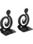Müzikal Not Metal Bookends Demir Destek Tutucu Masası Kitaplar Için Standlar | Bookends (Yurt Dışından) 2