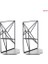 1 Çift Metal Demir Bookends Okuma Kitap Desteği Masaüstü Ofis Doküman Dergisi Organizatör Standı Raf Tutucu | Bookends (Yurt Dışından) 1