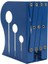 Bookends Demir Ayarlanabilir Kitaplar Tutucu Standı Masası Ağır Hizmet Tezgahı (Mavi, Küçük) | (Yurt Dışından) 2