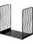 1 Çift Bookends Kitap Standı Destek Masaüstü Ofis Dergisi Organizatör Raf Raf Tutucu | Bookends (Yurt Dışından) 1