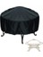 Su Geçirmez Veranda Yangın Çukur Kapak Siyah Uv Koruyucu Izgara Barbekü Barınak Açık Bahçe Barbekü Kapak Gölgelik Mobilya Kapakları (75 * 30 Cm) (Yurt Dışından) 4
