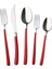 Paint Red 6 Kişilik 30 Parça Çatal Kaşık Bıçak Takımı 2