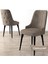 Concept Roy Serisi, 80 x 132 cm Açılabilir Mdf Mutfak Masa Takımı,siyah Mermer Desen Masa 4 Sandalye 4