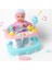 14 Inç Bebe Reborn Bebek Silikon 36 cm Gerçekçi Bebek Shaker Toddler Araba Işık Müzik Ses Biberon Şişe Meme Seti Oyuncaklar (Yurt Dışından) 1