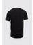 Erkek Siyah Pamuklu Likralı V-Yaka Slim Fit T-Shirt 2