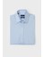 Erkek Açık Mavi Saten Pamuklu Modern Fit Gömlek 1