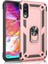 Huawei P Smart Pro 2019 Kılıf Yüzüklü Standlı Tank Çift Katmanlı Vega Rose Gold 1