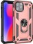 iPhone 11 Pro Max Kılıf Yüzüklü Standlı Tank Çift Katmanlı Vega Rose Gold 1