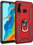 Samsung Galaxy A20S Kılıf Yüzüklü Standlı Tank Çift Katmanlı Vega Kırmızı 1