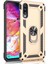Samsung Galaxy A70 Kılıf Yüzüklü Standlı Tank Çift Katmanlı Vega Gold 1
