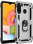 Samsun Galaxy A21 Kılıf Vega Standlı Yüzüklü + Ekran Koruyucu Nano 1