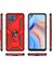 Oppo Reno 4 Lite Kılıf Vega Standlı Yüzüklü + Ekran Koruyucu Nano 3