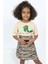 Toontoy Kız Çocuk Zebra Baskılı Elbise 3