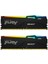 Kıngston Fury Beast Rgb 16Gb 5200Mt/S Ddr5 Cl40 Dımm (Kıt Of 2) Bellek Kf552C40Bbak2-16 3