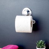 Evistro Vakumlu Banyo Tuvalet Kağıdı Askısı Krom
