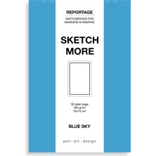 Poli Art Design Cep Eskiz Defteri (Marker ve Grafik Için) Reportage Sketchbook