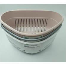 Hobby Life Üçgen Lavabo Süzgeci - 15.5 x 21.5 x 11.5 cm - Pembe