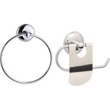 Elmina Armatür Havluluk 2 Li Set Peçetelik Kağıtlık