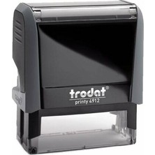 Trodat 4912 P4 Kase Gri Gövde Mavi Keçe