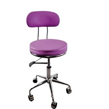 Bluetick Arena Deri Arkalıklı Tekerlekli Tabure Modelleri BLU1727